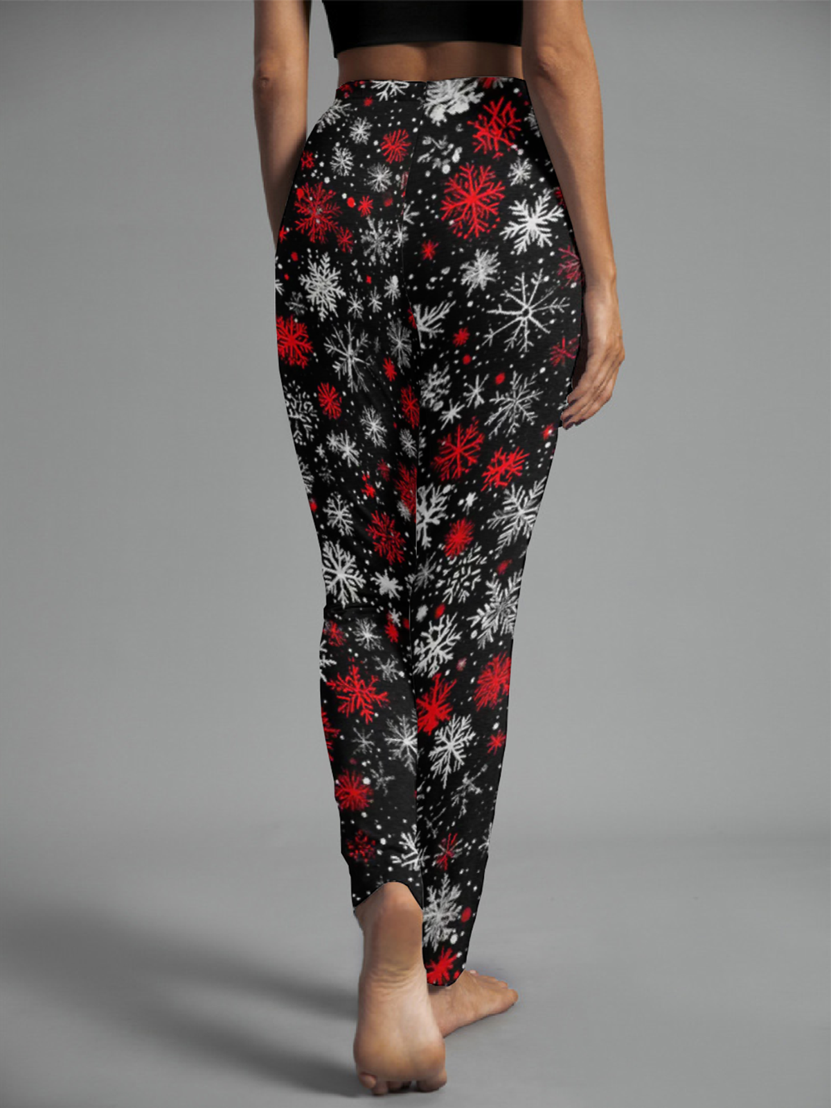 Pantalons De Yoga Femmes Géométrique Décontracté Toutes Les Saisons à Haute Élasticité Quotidien Jersey Long Droit Régulier