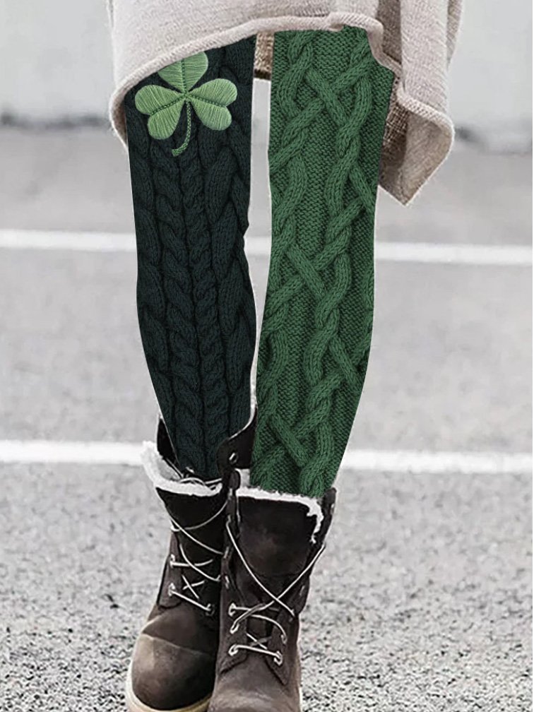 Pantalons De Yoga Femmes Rétro Toutes Les Saisons Plaid Coton Naturel Quotidien Serré Pantalon coupe slim Régulier