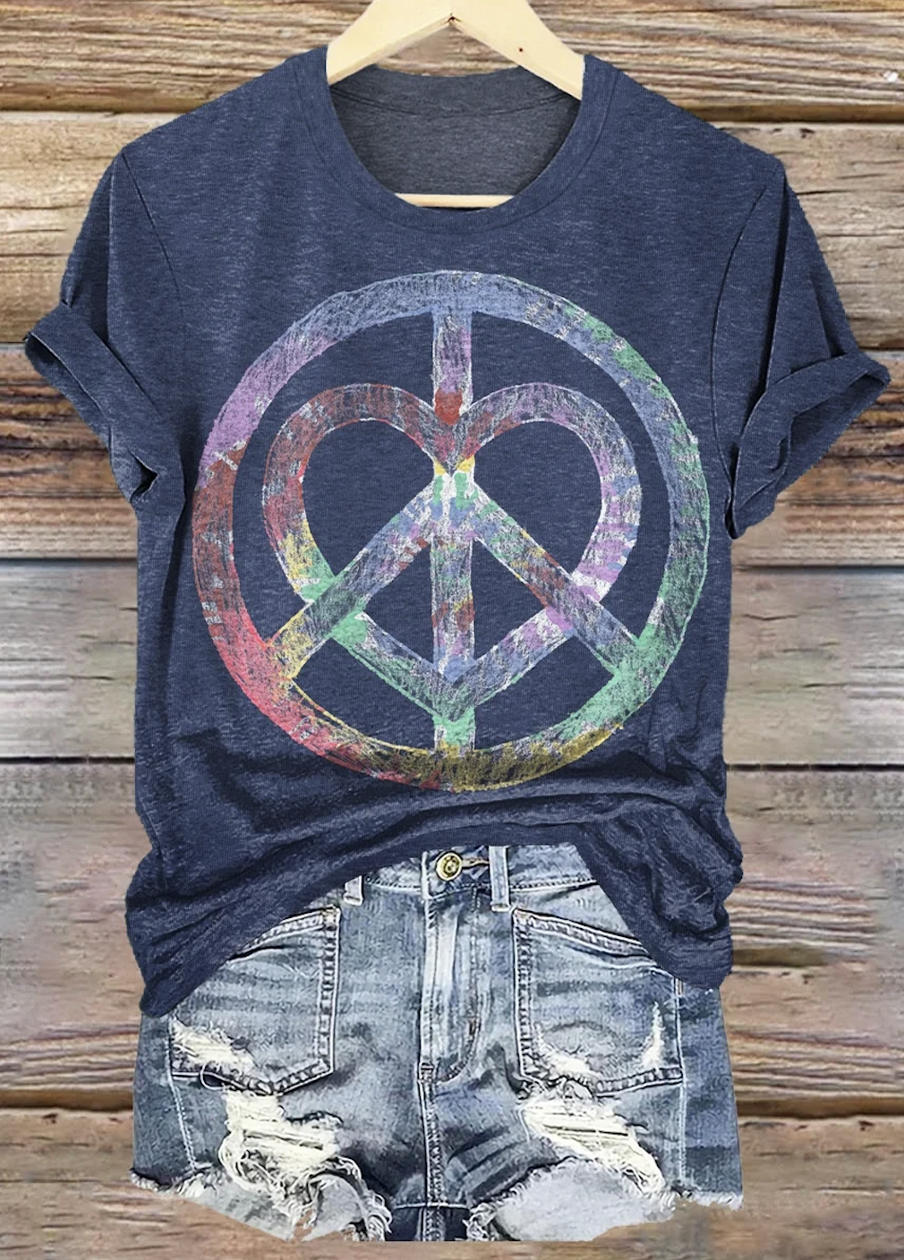 T-shirts Femmes Géométrique Rétro Été Coton Micro-élasticité Quotidien Coupe Régulière Régulier Régulier