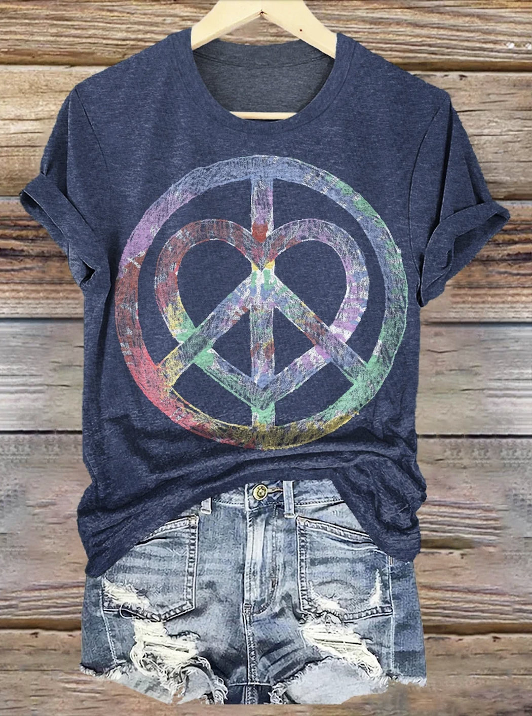T-shirts Femmes Géométrique Rétro Été Coton Micro-élasticité Quotidien Coupe Régulière Régulier Régulier