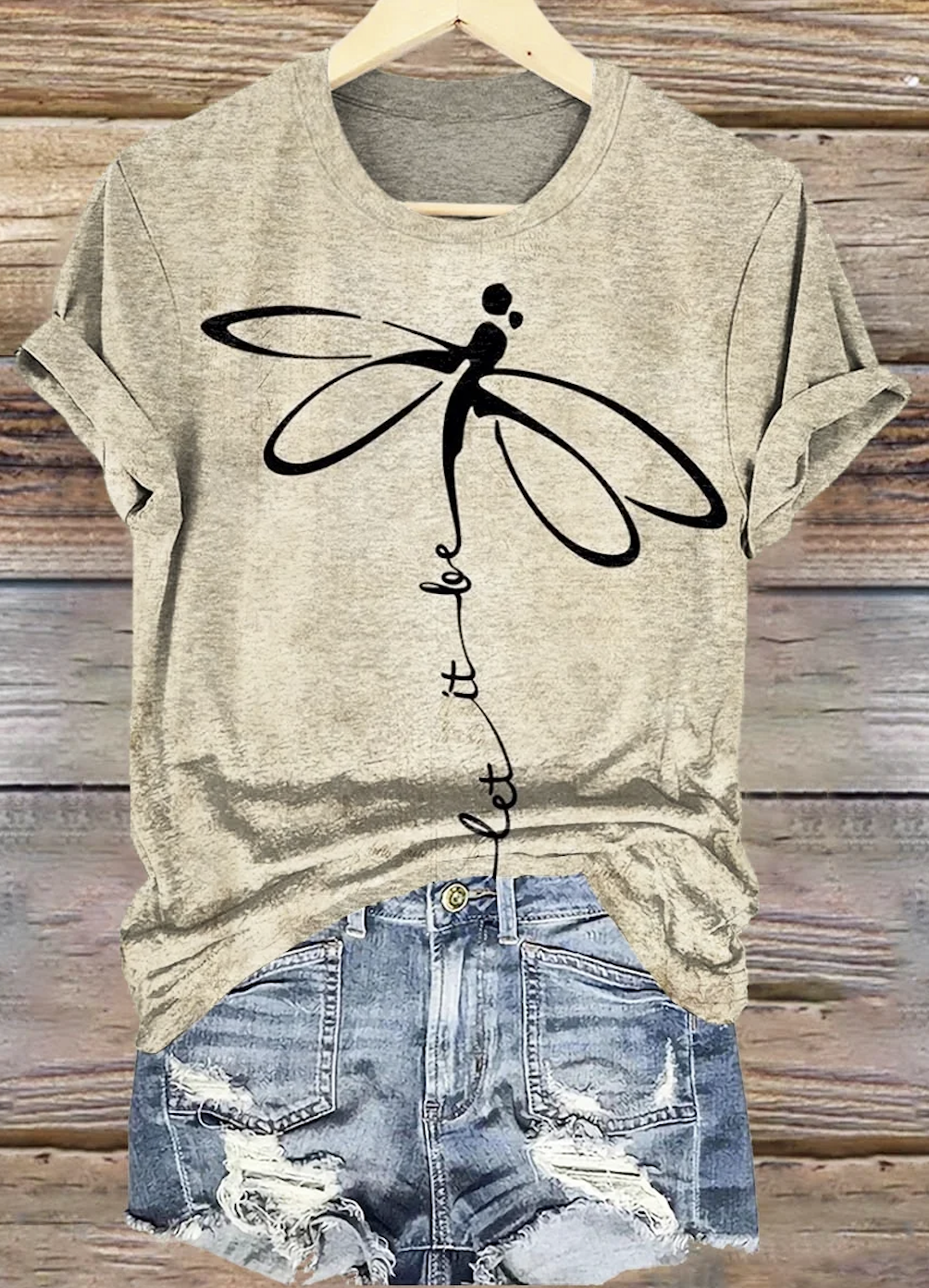 T-shirts Femmes Décontracté Imprimé d'Animal Été Quotidien Coupe Régulière Manches Courtes Col Rond Régulier Régulier