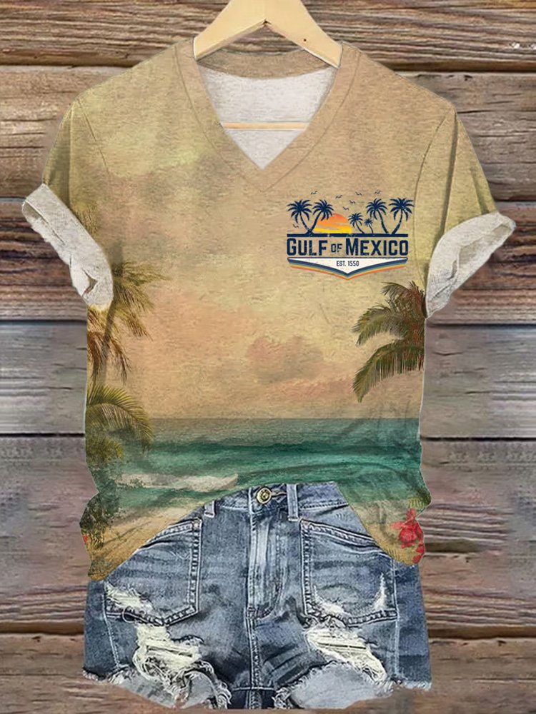 T-shirts Femmes Décontracté Floral Été Coton Micro-élasticité Quotidien Coupe Régulière Régulier Trapèze