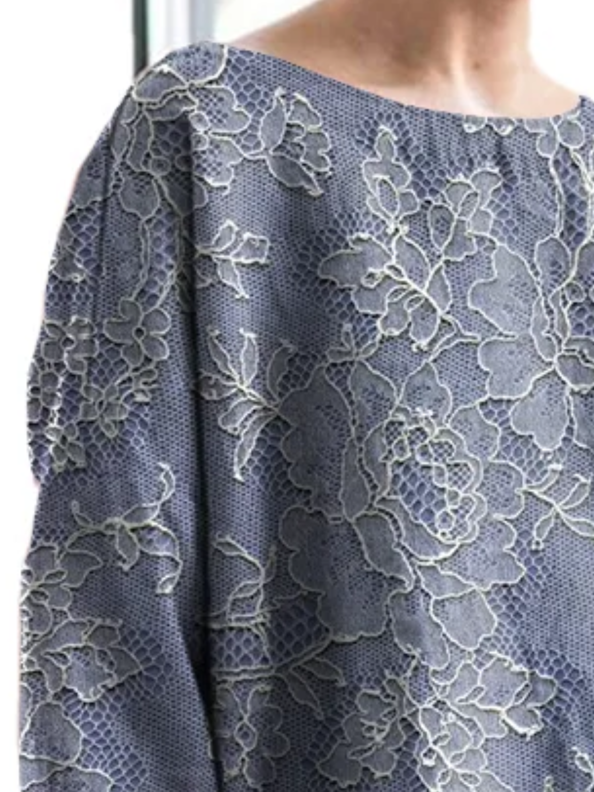 T-shirts Décontracté Floral Printemps / Automne Coton Micro-élasticité Domestique Coupe Régulière Col Rond Régulier pour Femmes