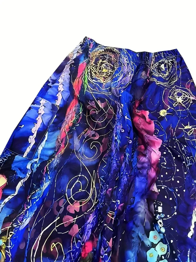Pantalons Décontracté Floral Printemps / Automne Polyester Naturel Quotidien Coupe Régulière Pantalon droit Régulier pour Femmes
