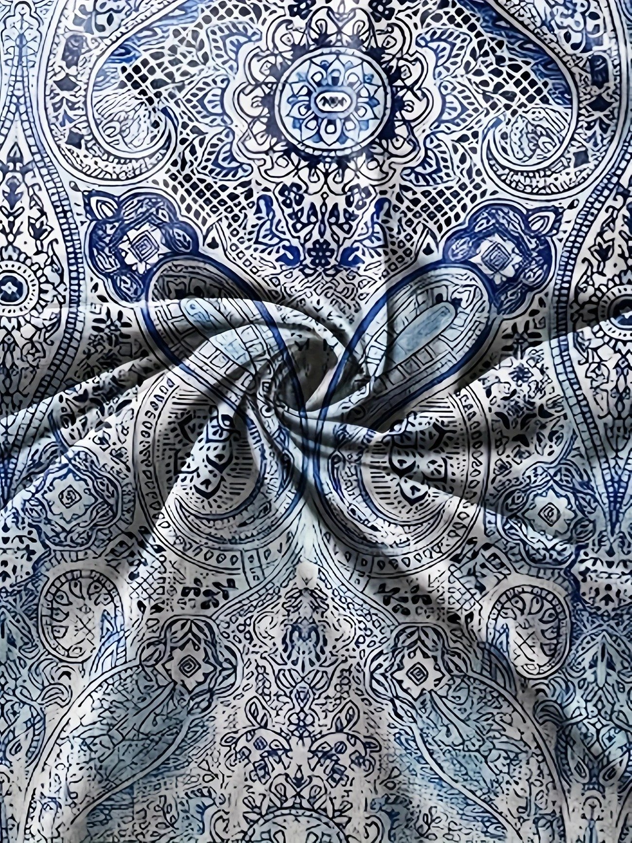 Blouses Femmes Simple Motif Cachemire Été Polyester Aucune élasticité Ample Demi Manche Col Châle Droit