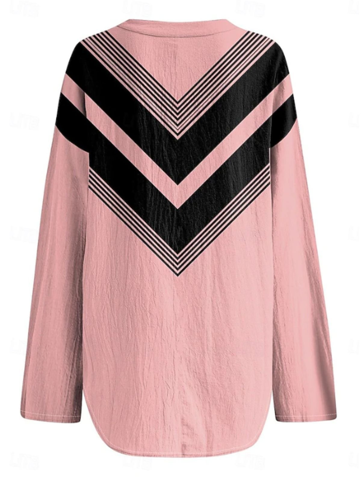 Blouses Géométrique Simple Été Coton Aucune élasticité Quotidien Demi Manche Régulier Droit pour Femmes