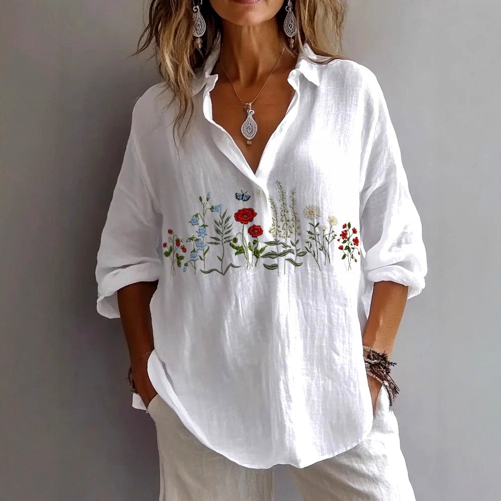Chemises Décontracté Plain Printemps / Automne Quotidien Coupe Régulière Manches Longues Régulier Régulier Col de Chemise pour Femmes