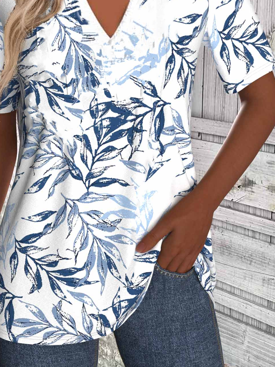 T-shirts Décontracté Floral Été Quotidien Ample Manches Courtes Régulier Régulier T.-N.-L. pour Femmes