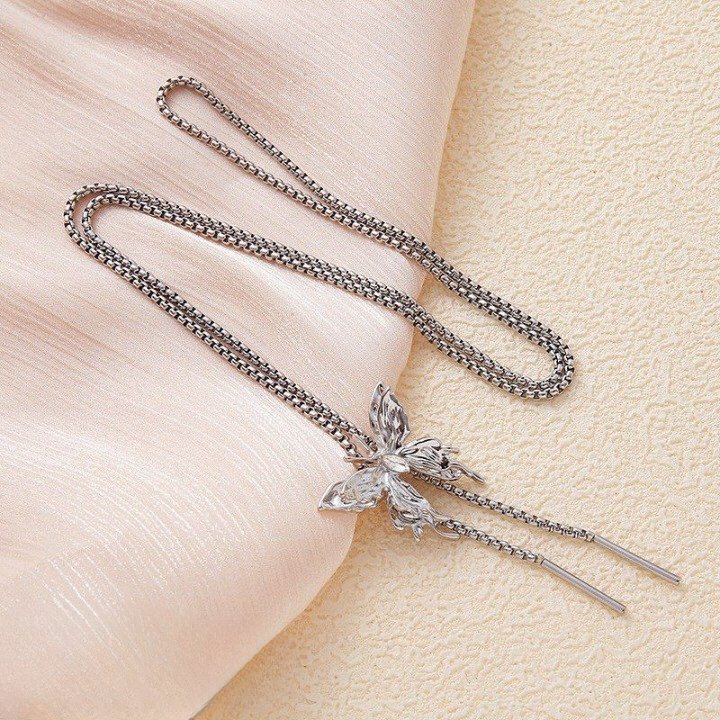 Collier Sexy Bloc de Couleur Toutes Les Saisons Perlé Quotidien Métal ÉPINGLES Style Chaîne Colliers pour Femmes