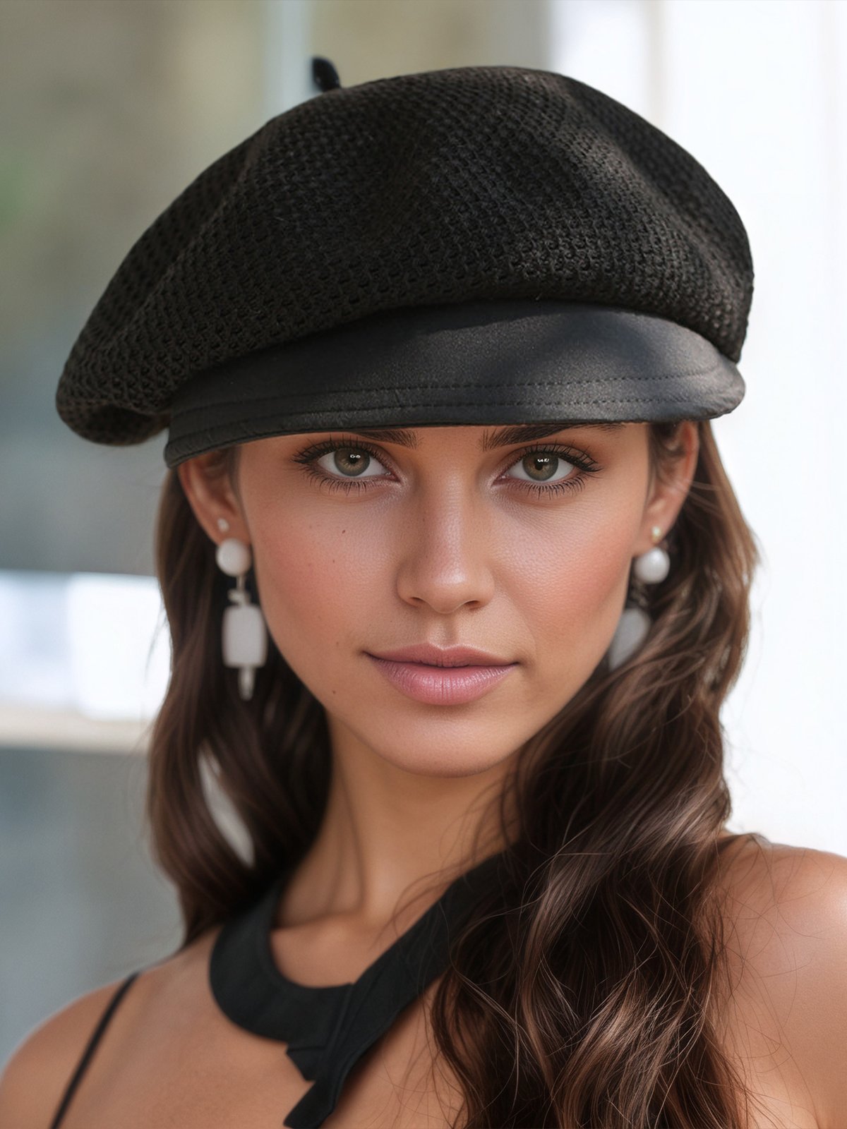 Bonnets Femmes Plain Toutes Les Saisons Urbain Polyester Respirable Quotidien Béret Régulier