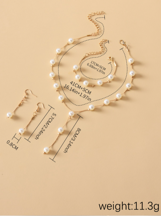Collier Dame Romance Plain Toutes Les Saisons Roulotté Bal Perle Chaîne Colliers pour Femmes