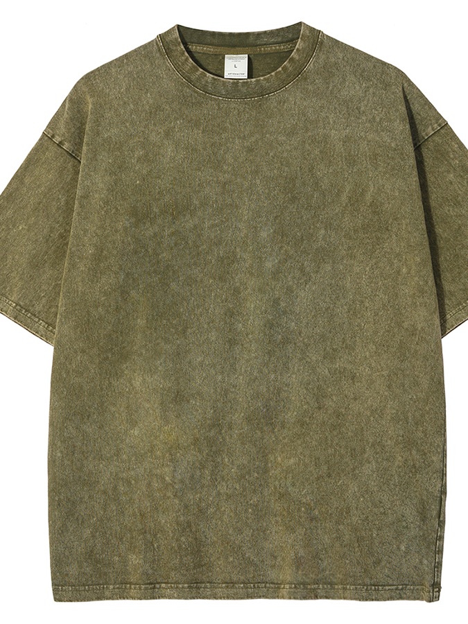 T-shirts Simple Plain Été Aucune élasticité Ample Manches Courtes Col Rond Régulier Droit pour Femmes