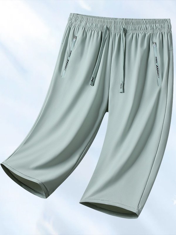 Shorts Simple Plain Été Naturel à Haute Élasticité Absorber l'Humidité et Évacuer la Sueur Sportif & Intérieur Coupe Régulière Corsaire pour Femmes