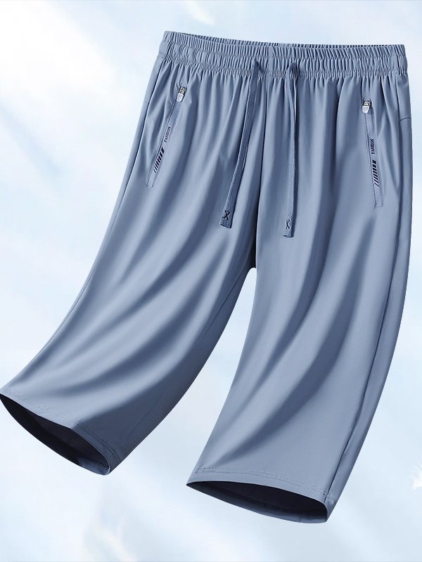 Shorts Simple Plain Été Naturel à Haute Élasticité Absorber l'Humidité et Évacuer la Sueur Sportif & Intérieur Coupe Régulière Corsaire pour Femmes