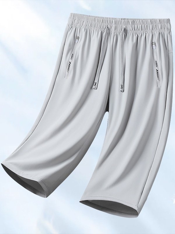 Shorts Simple Plain Été Naturel à Haute Élasticité Absorber l'Humidité et Évacuer la Sueur Sportif & Intérieur Coupe Régulière Corsaire pour Femmes
