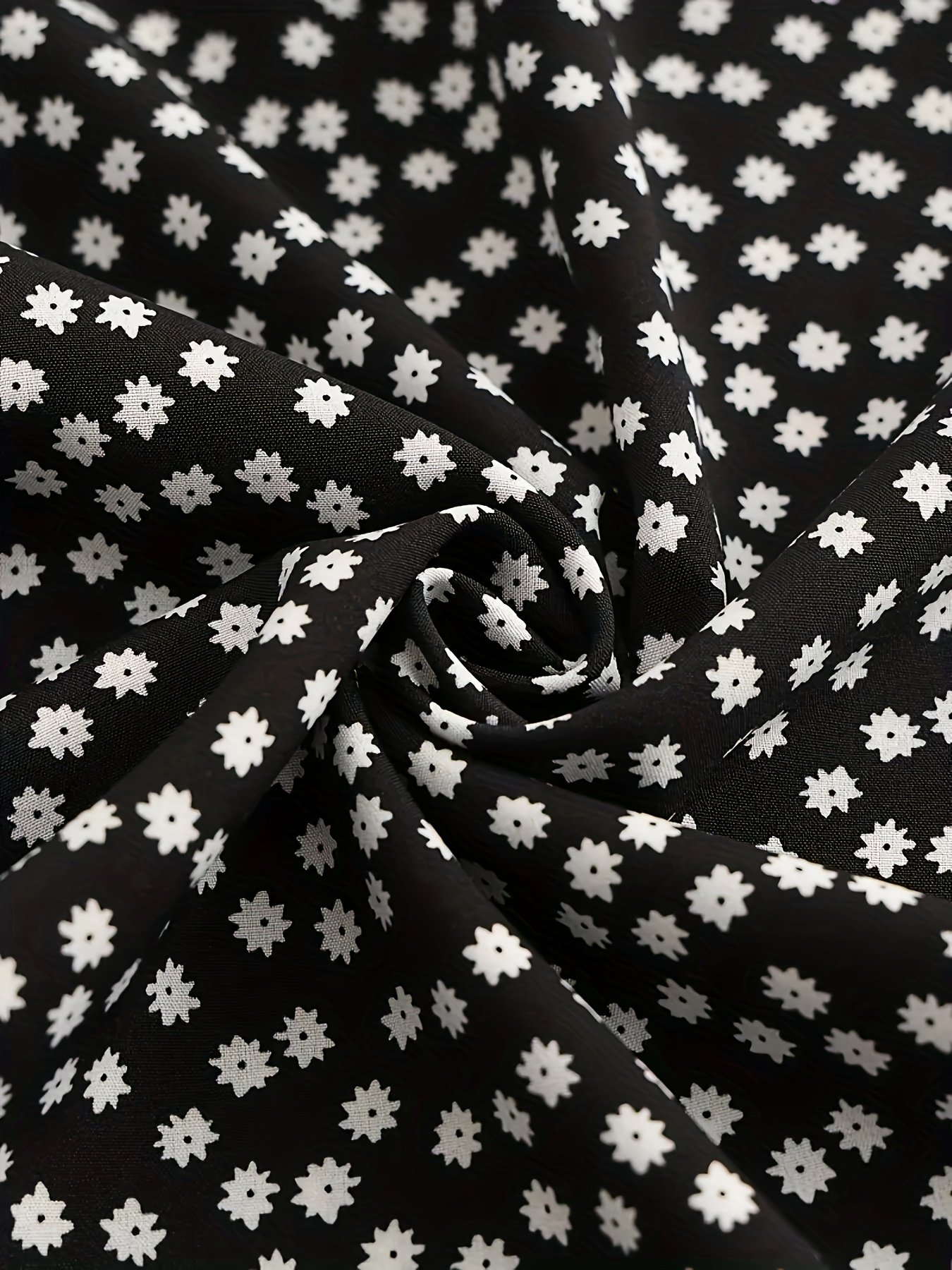 Pantalons Femmes Pois Polka Décontracté Été Polyester Naturel Quotidien Ample Pantalon droit Régulier