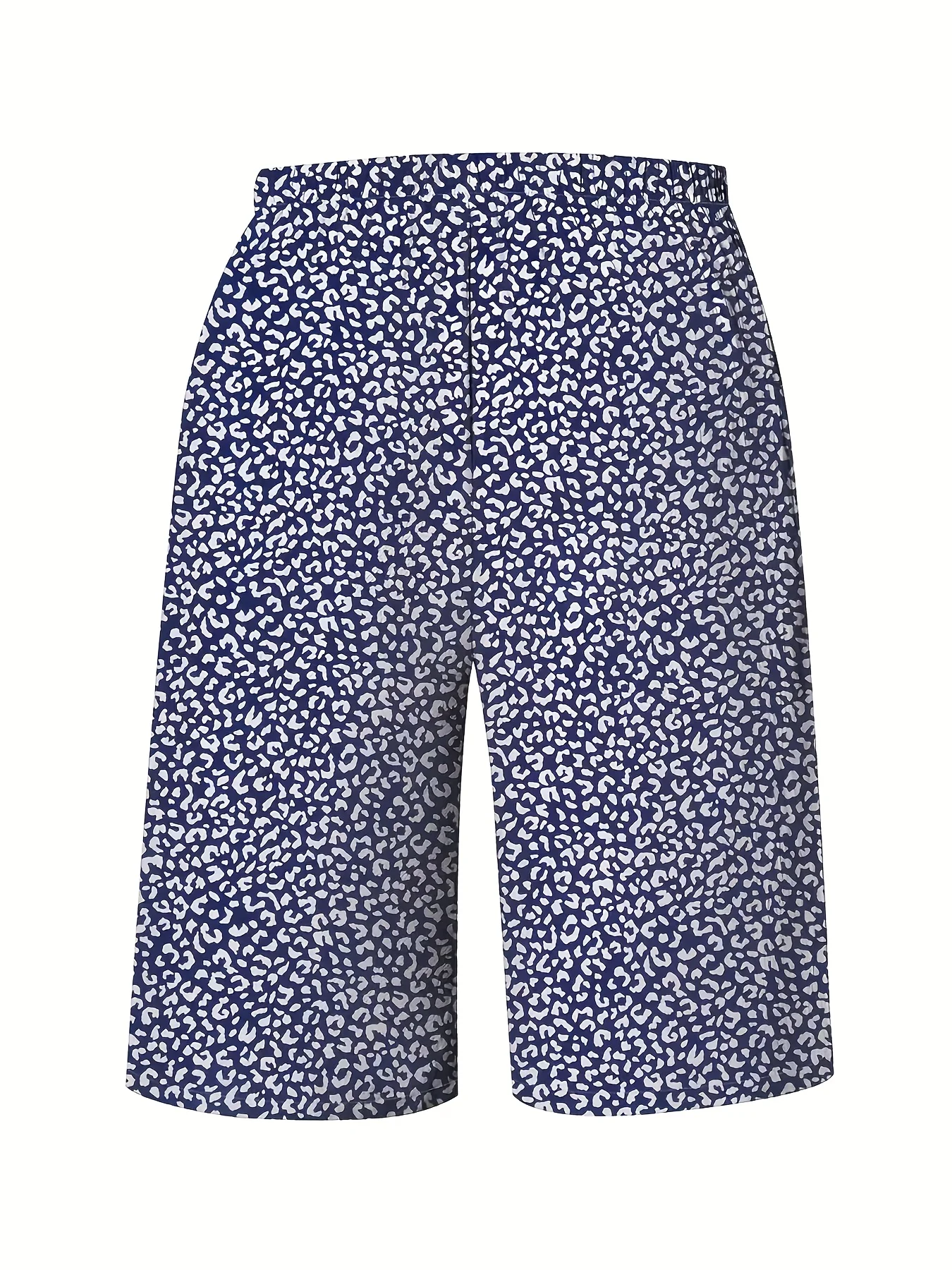 Pantalons Décontracté Floral Été Polyester Naturel Ample Pantalon droit Droit Régulier pour Femmes