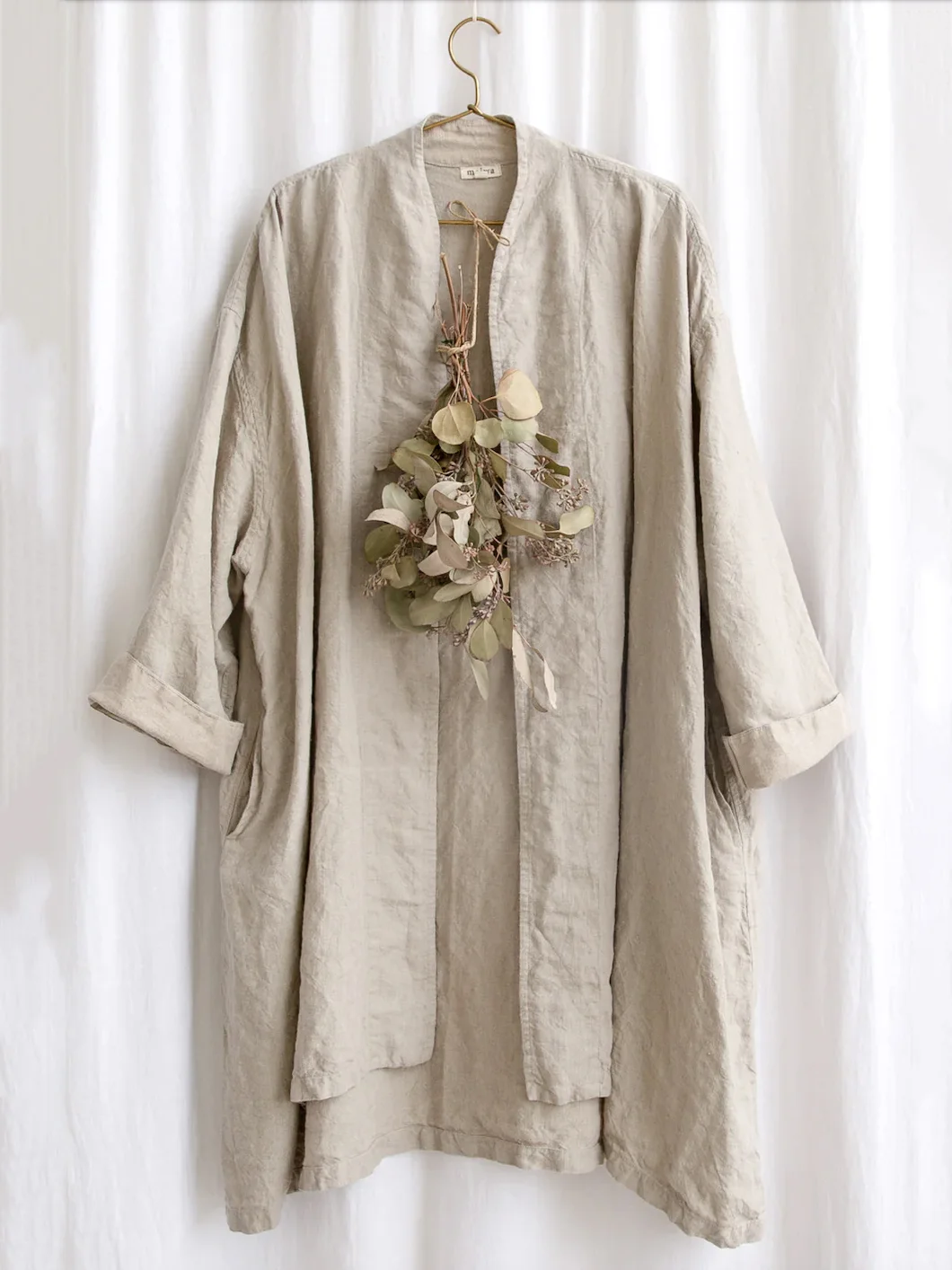 Chemises Décontracté Plain Printemps / Automne en Lin Micro-élasticité Quotidien Coupe Régulière Long Régulier pour Femmes