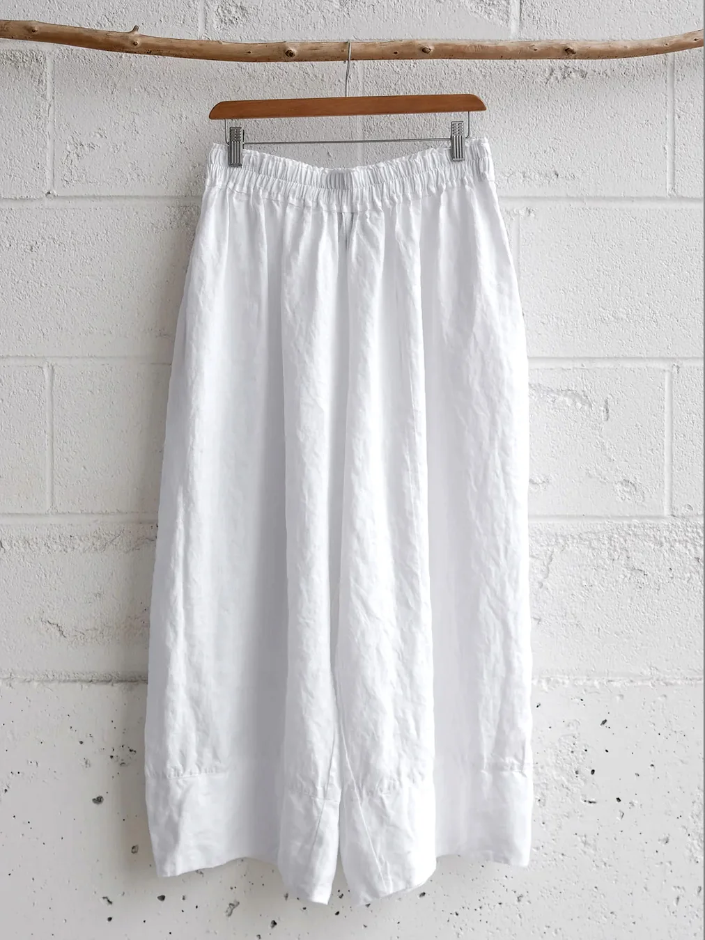 Pantalons Femmes Décontracté Plain Printemps / Automne en Lin Quotidien Coupe Régulière Pantalon droit Long Trapèze