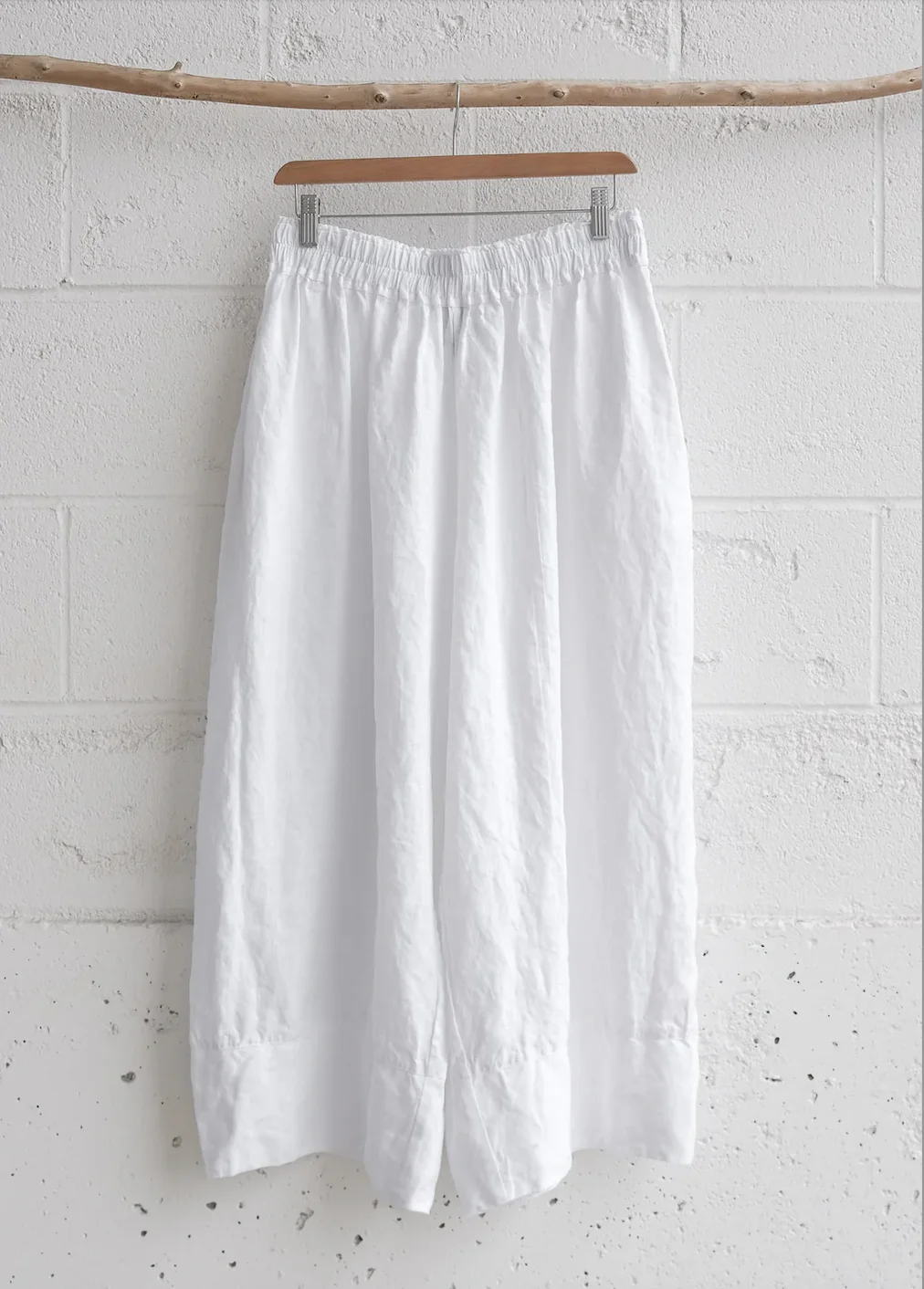 Pantalons Femmes Décontracté Plain Printemps / Automne en Lin Quotidien Coupe Régulière Pantalon droit Long Trapèze