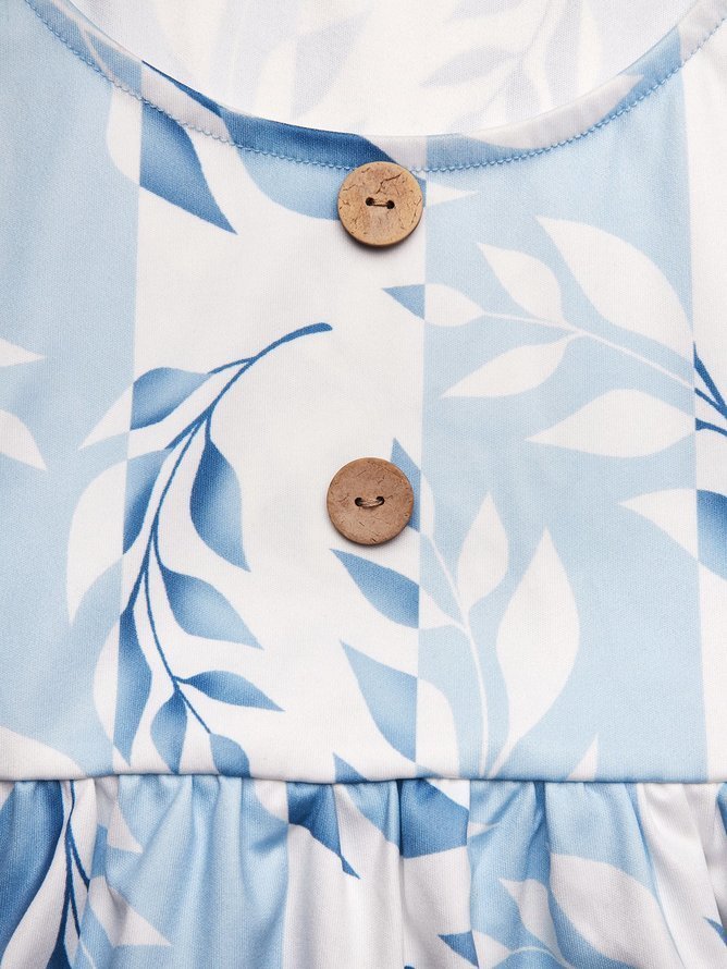 Deux Pièces Ensembles Rayé Simple Été Naturel Micro-élasticité Faire la navette Ample Manteau avec jupe Trapèze pour Femmes