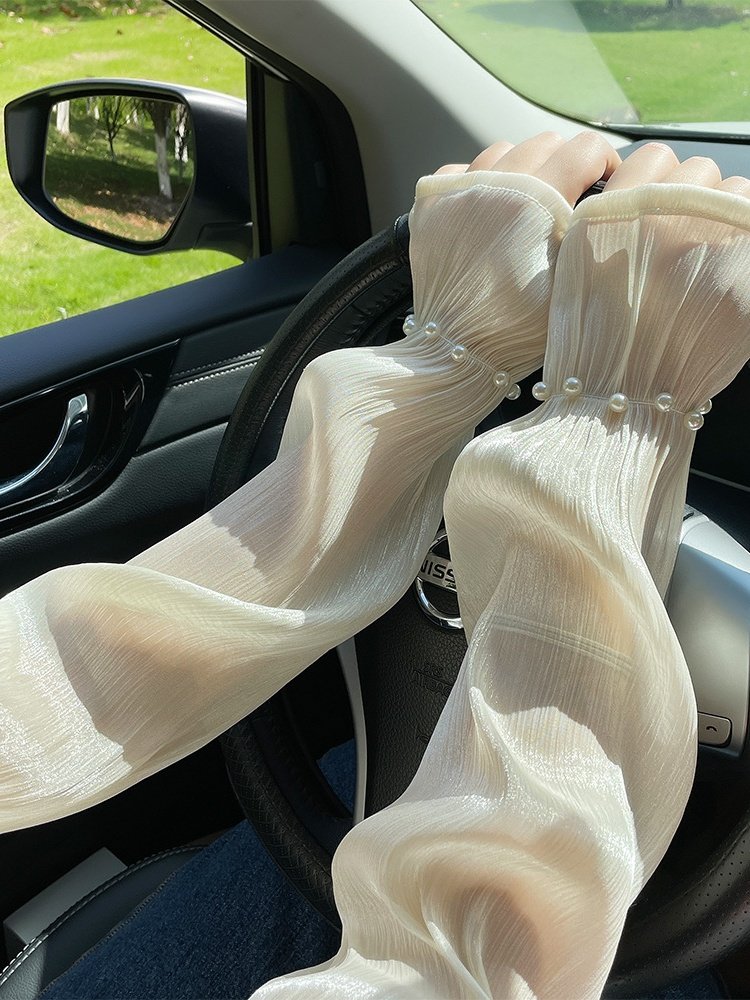 Gants Femmes Élégant Plain Hiver Organdi Nœud Respirable Quotidien Régulier