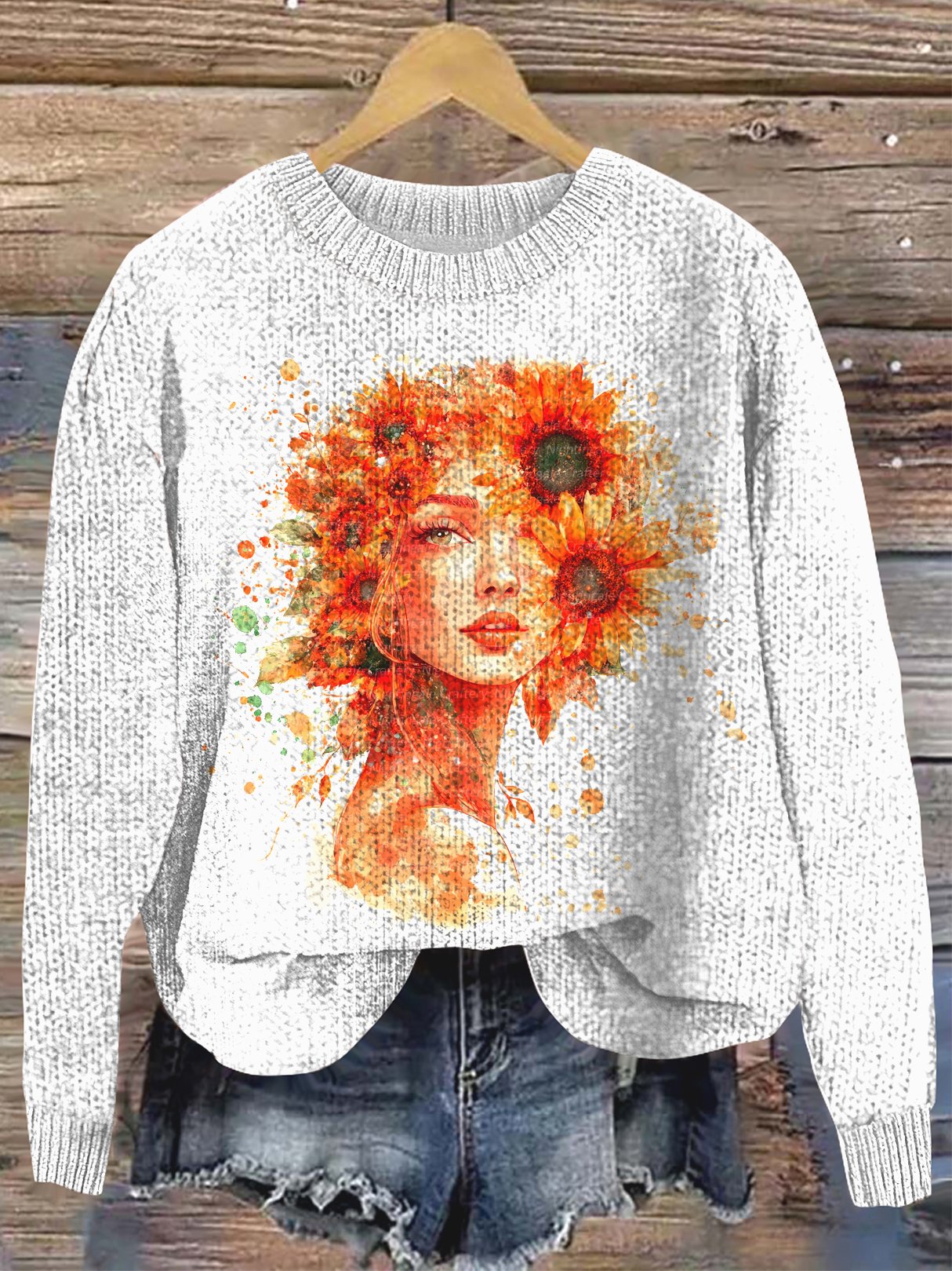 Pulls Décontracté Imprimé d'Animal Printemps / Automne Micro-élasticité Quotidien Manches Longues Col Rond Régulier Régulier pour Femmes