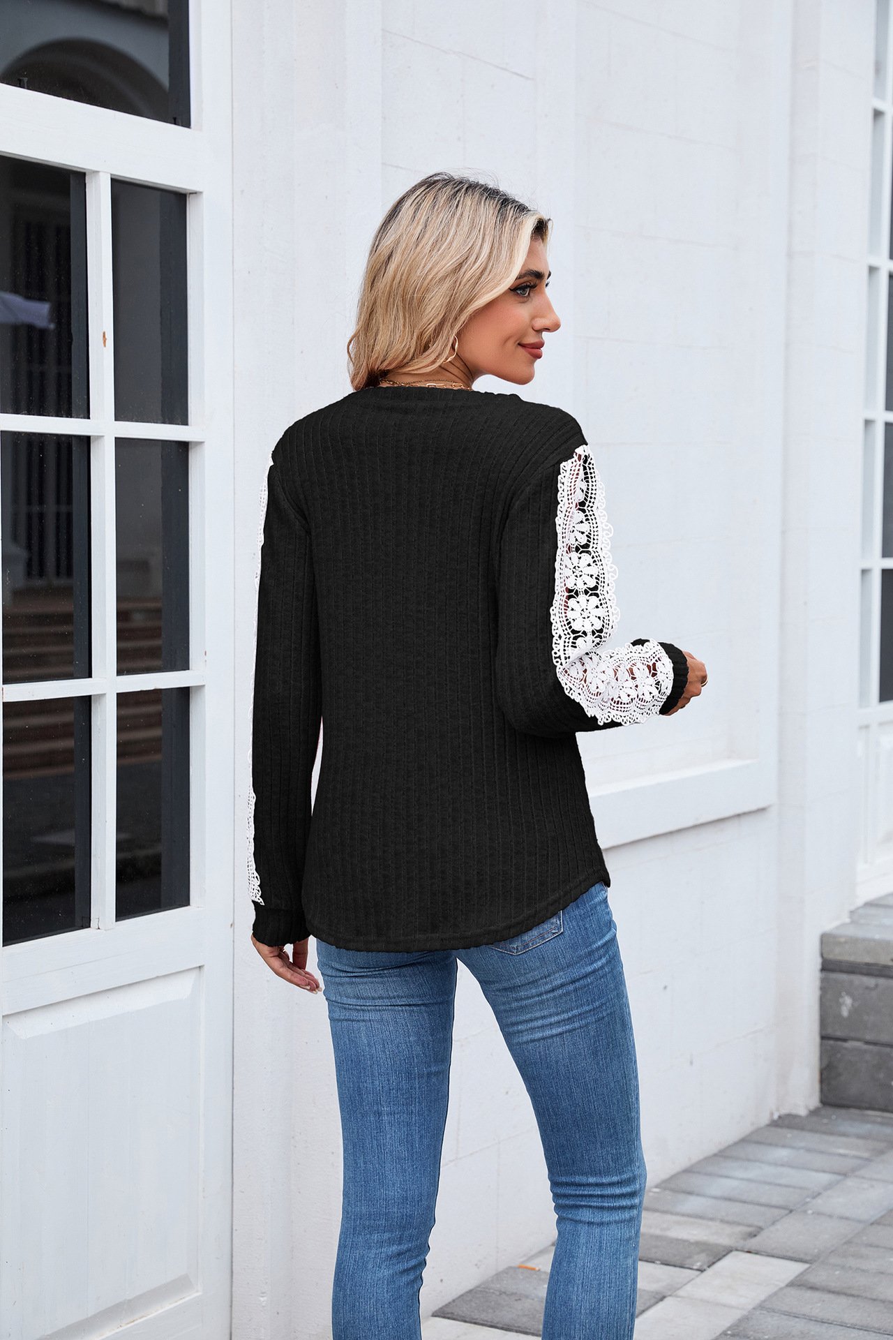 T-shirts Décontracté Plain Printemps / Automne Coton Micro-élasticité Quotidien Régulier Trapèze Régulier pour Femmes