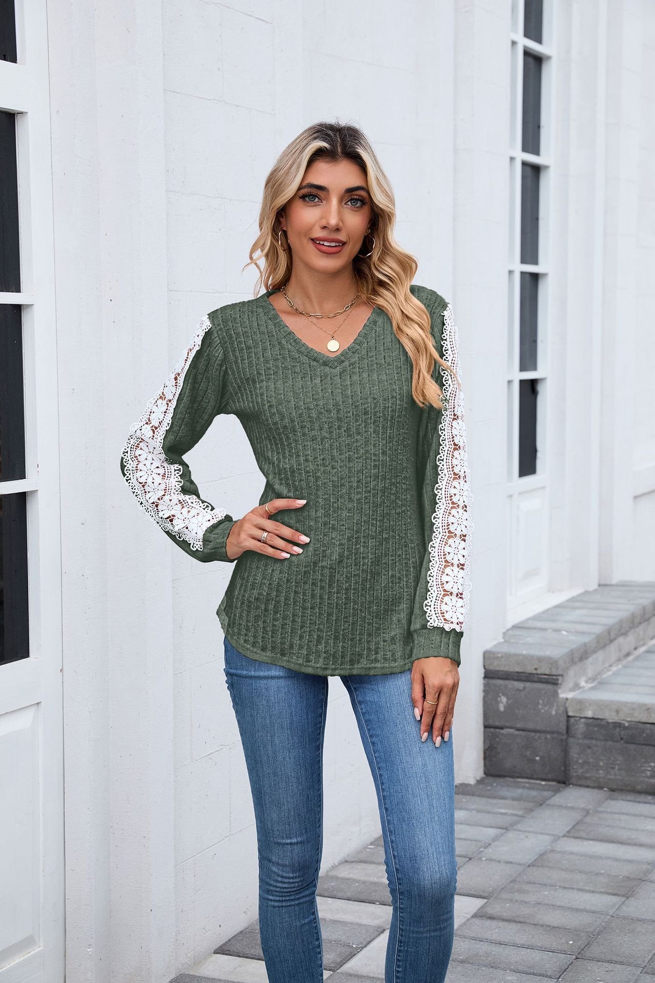 T-shirts Décontracté Plain Printemps / Automne Coton Micro-élasticité Quotidien Régulier Trapèze Régulier pour Femmes