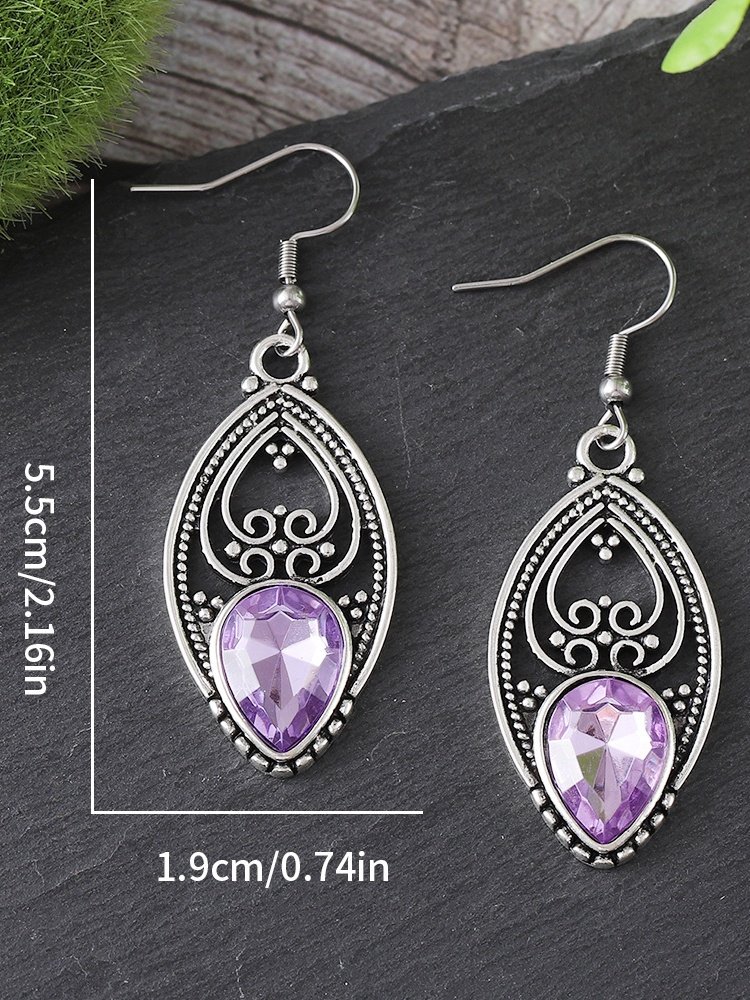 Boucles d'Oreilles Géométrique Simple Toutes Les Saisons Métal Fête Métal Goujon pour Femmes