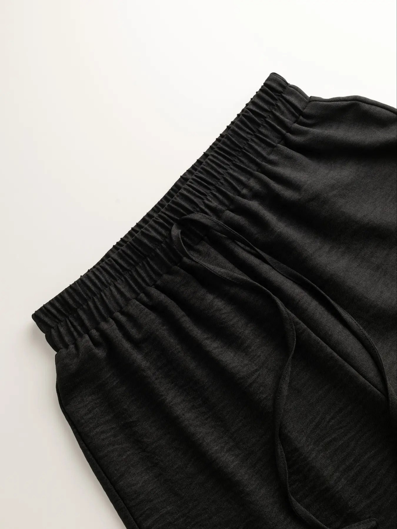 Deux Pièces Ensembles Femmes Urbain Plain Printemps / Automne Joint Fendu Micro-élasticité Manches Longues Top Avec Pantalons Droit Régulier
