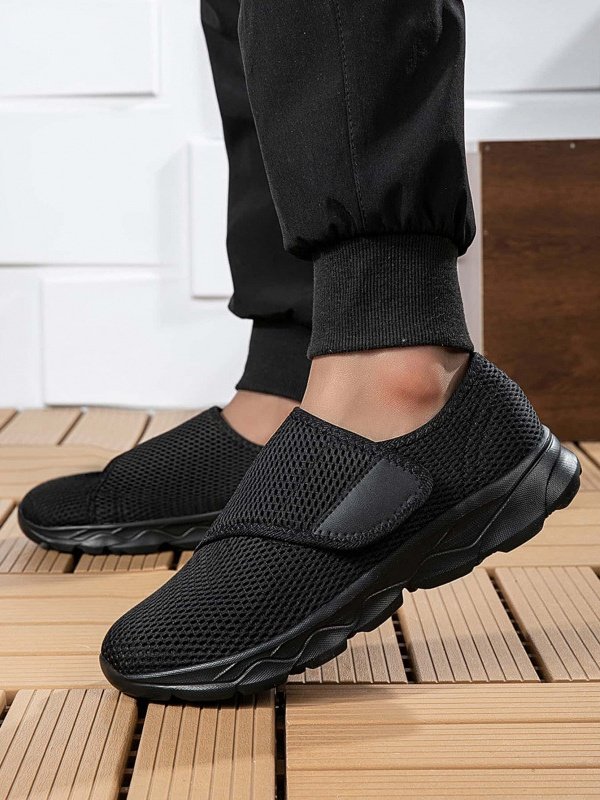Chaussures Décontractées Femmes Décontracté Plain Toutes Les Saisons Crochet et boucle Sportif & Intérieur Talon Bas Tissu Caoutchouc Chaussures tissées à la mouche