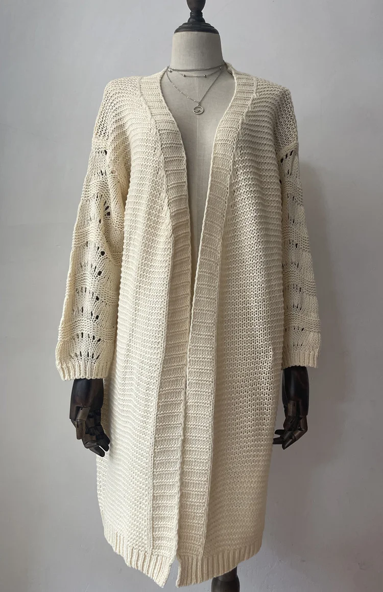 Cardigans Femmes Décontracté Plain Printemps / Automne Coton Col V Quotidien Coupe Régulière Trapèze Élasticité moyenne