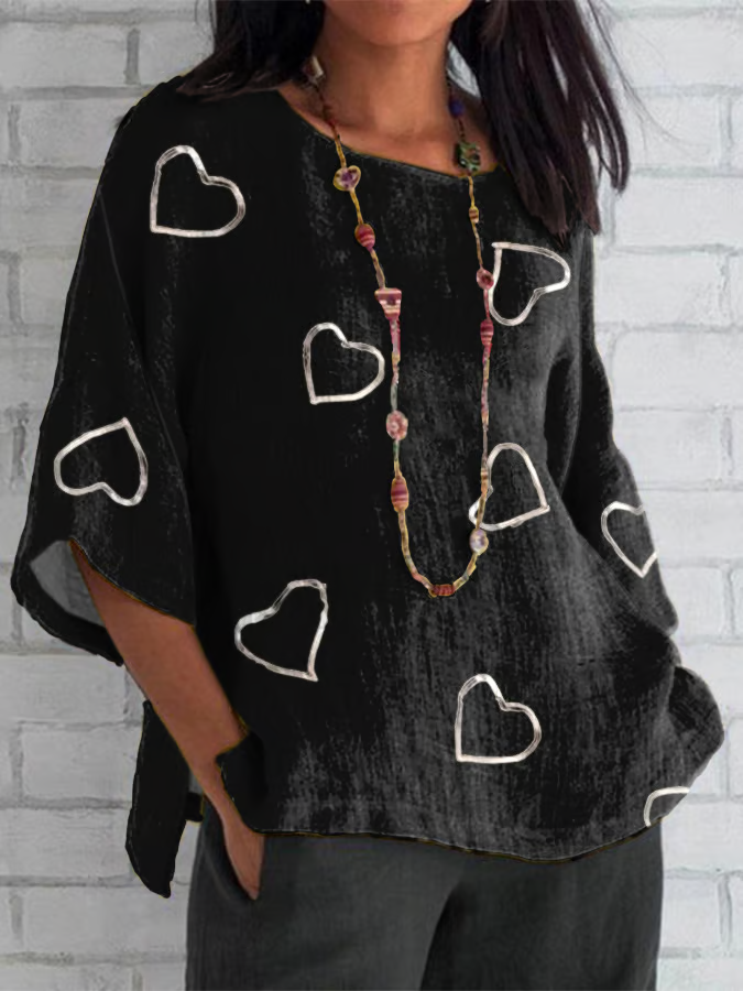 Blouses Femmes Géométrique Décontracté Été Polyester Quotidien Ample Demi Manche Régulier Régulier