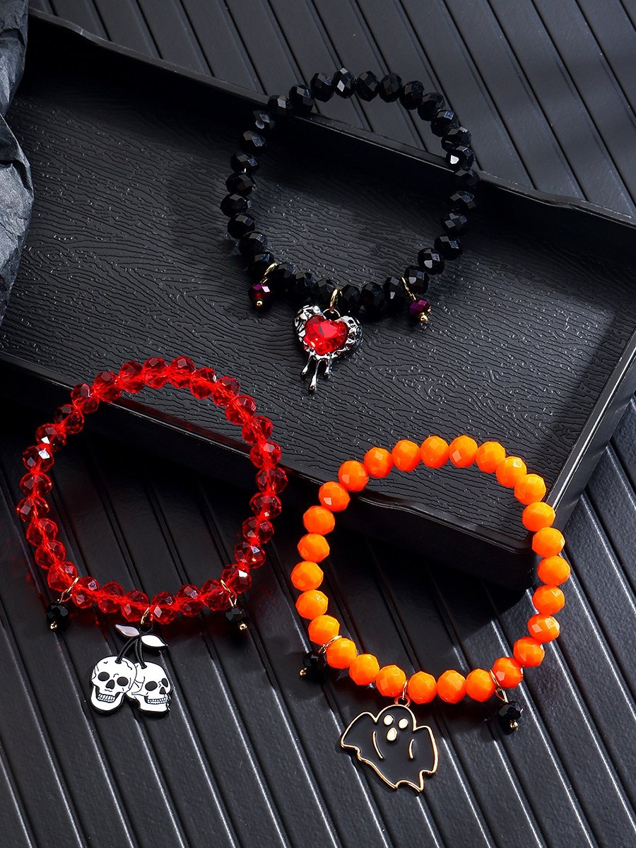 Bracelets Décontracté Abstrait Toutes Les Saisons Joint Fendu Rendez-Vous Toussaint multicouche Bracelet Cristal pour Femmes