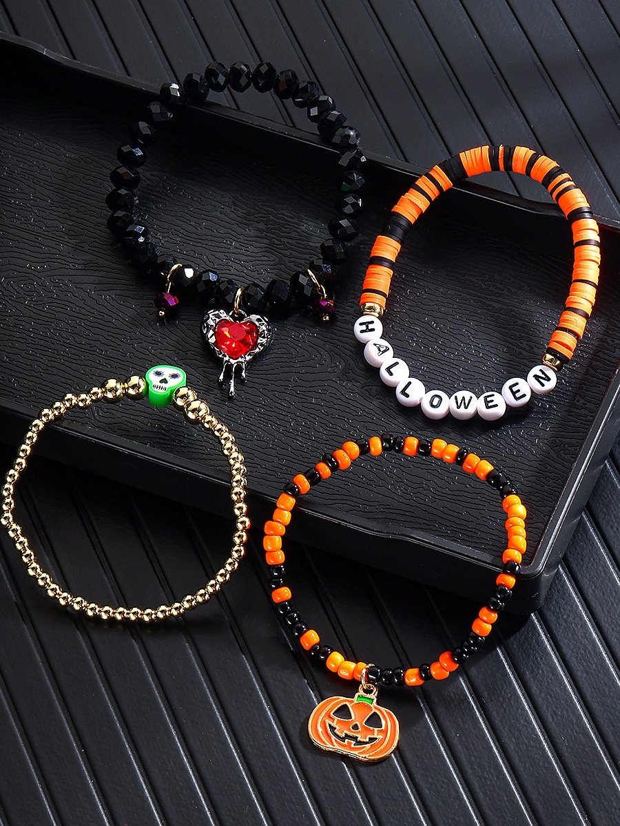 Bracelets Décontracté Abstrait Toutes Les Saisons Joint Fendu Rendez-Vous Toussaint multicouche Bracelet Cristal pour Femmes