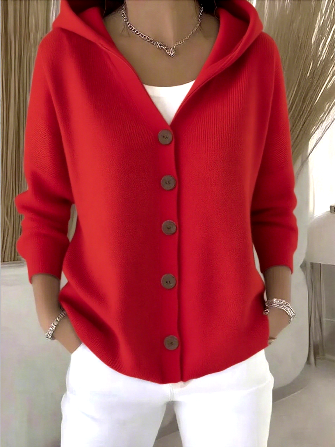 Cardigans Décontracté Floral Printemps / Automne Sweat-shirt à Capuche Quotidien Manches Longues Trapèze Régulier Élasticité moyenne pour Femmes