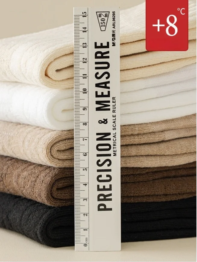 Chaussettes Femmes Simple Plain Toutes Les Saisons Coton Joint Fendu Absorber l'Humidité et Évacuer la Sueur Domestique Standard Régulier