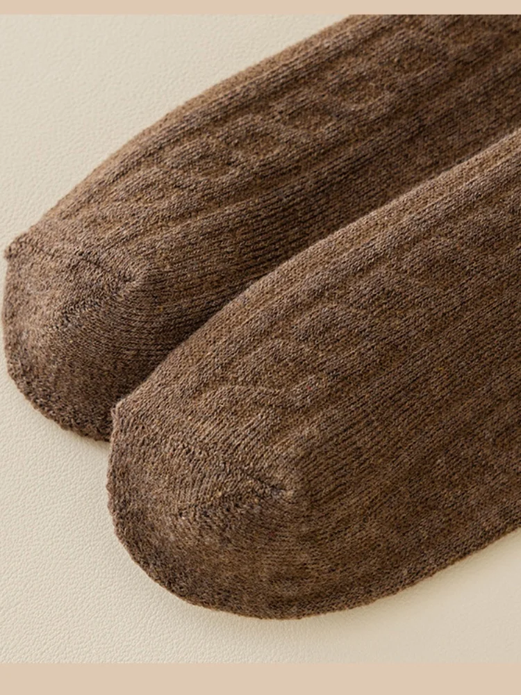 Chaussettes Femmes Simple Plain Toutes Les Saisons Coton Joint Fendu Absorber l'Humidité et Évacuer la Sueur Domestique Standard Régulier