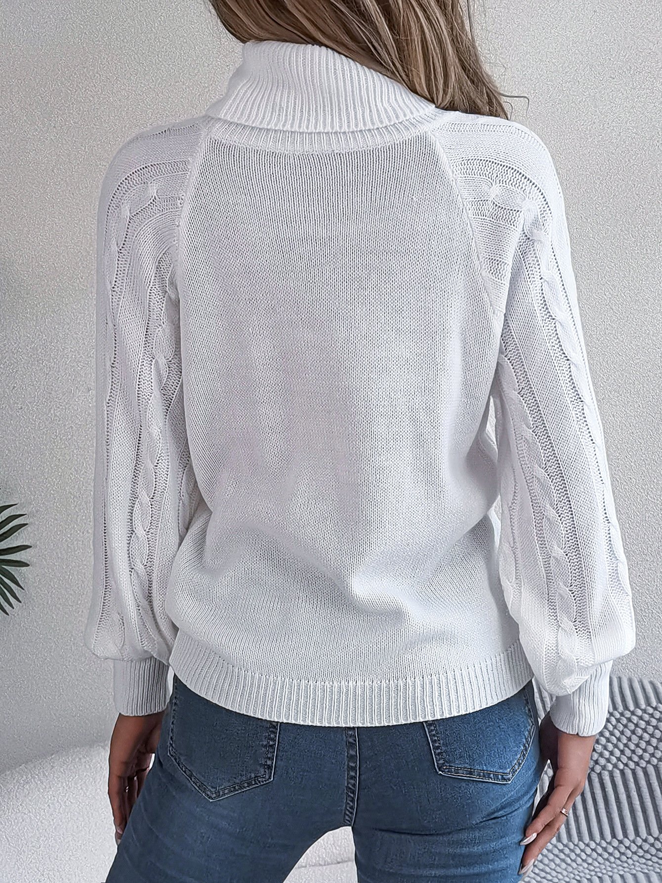 Pulls Femmes Décontracté Plain Printemps / Automne Quotidien Manches Longues Régulier Trapèze Régulier Élasticité moyenne