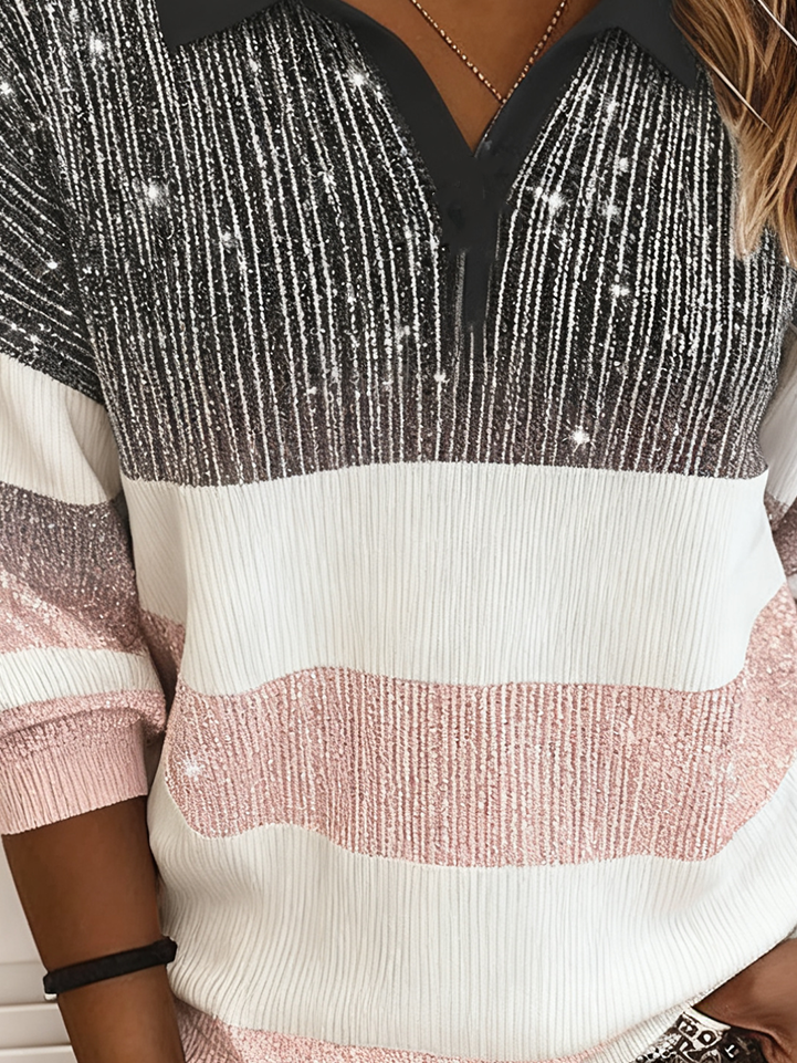 Pulls Décontracté Plain Printemps / Automne Polyester Quotidien Régulier Droit Régulier Élasticité moyenne pour Femmes