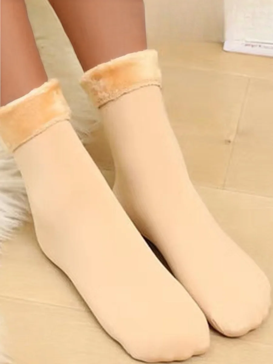 Chaussettes Femmes Sportif Plain Toutes Les Saisons Polyester Poids lourd Haute-Élastique Quotidien Chaussettes sur le mollet