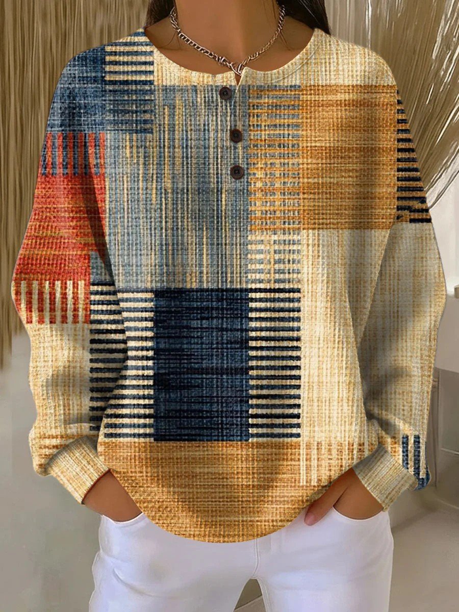 Sweat-shirts Décontracté Printemps / Automne Noël Fête Ample Manches Longues Long Droit Régulier pour Femmes