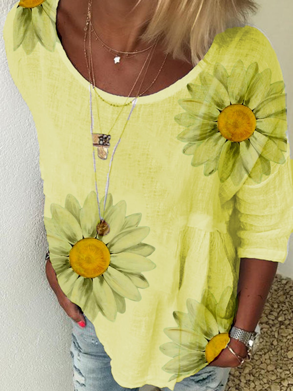 Floral Coton Tops