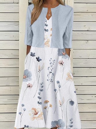 Ensemble femme à motifs floraux, idéal pour l'été ou les