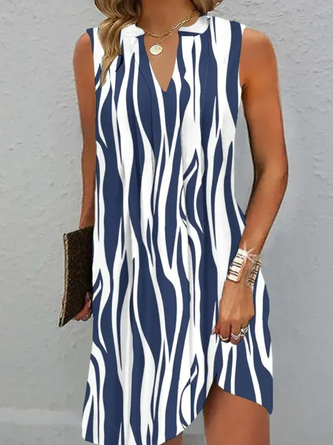 Robe D'Été Rayée Matalan By Papaya - Taille 12, Longueur Genoux, Multicolore (Occasion Très Bon État)