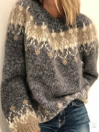 Pull Femme Léger Col V - Tricot Câble Automne - 100% Polyester - Style Décontracté