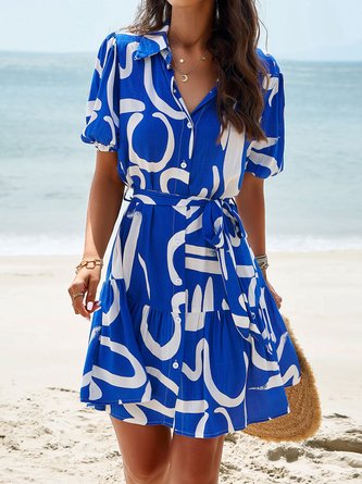 Short Chino Kim Rogers Taille 18 (plus) – Bleu Marine Motif Ancrage – Tenue Décontractée Nautique
