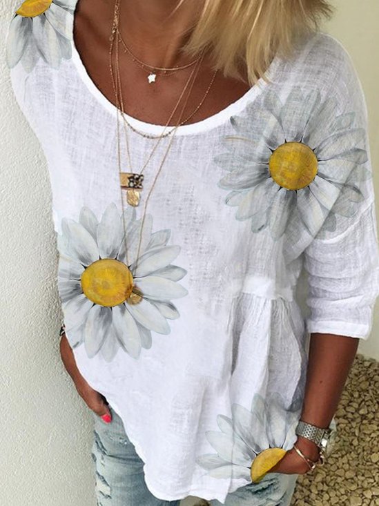 Floral Coton Tops