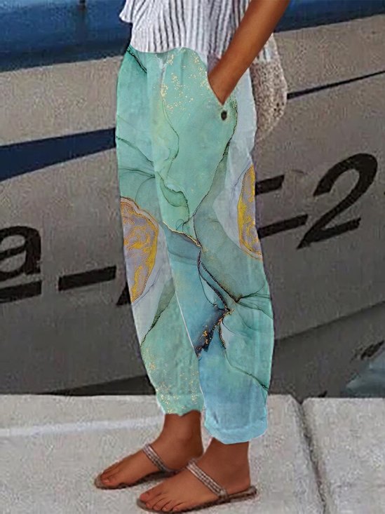 Teint Noué Pantalons